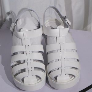 NEW IN BOX Steve Madden Shofar White Leather Shoes